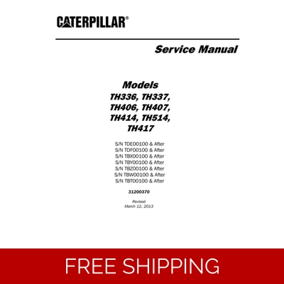CATERPILLAR TH220B 330B 360B 560B 580B WORKSHOP MANUAL CATERPILLAR TH220B 330B 360B 560B 580B WORKSHOP MANUAL
